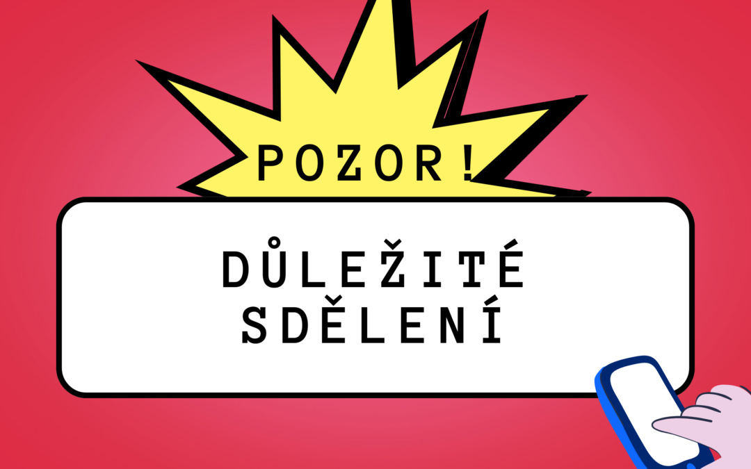 Důležité sdělení