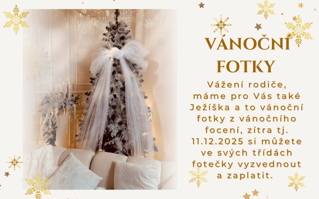 Vánoční fotky jsou hotové