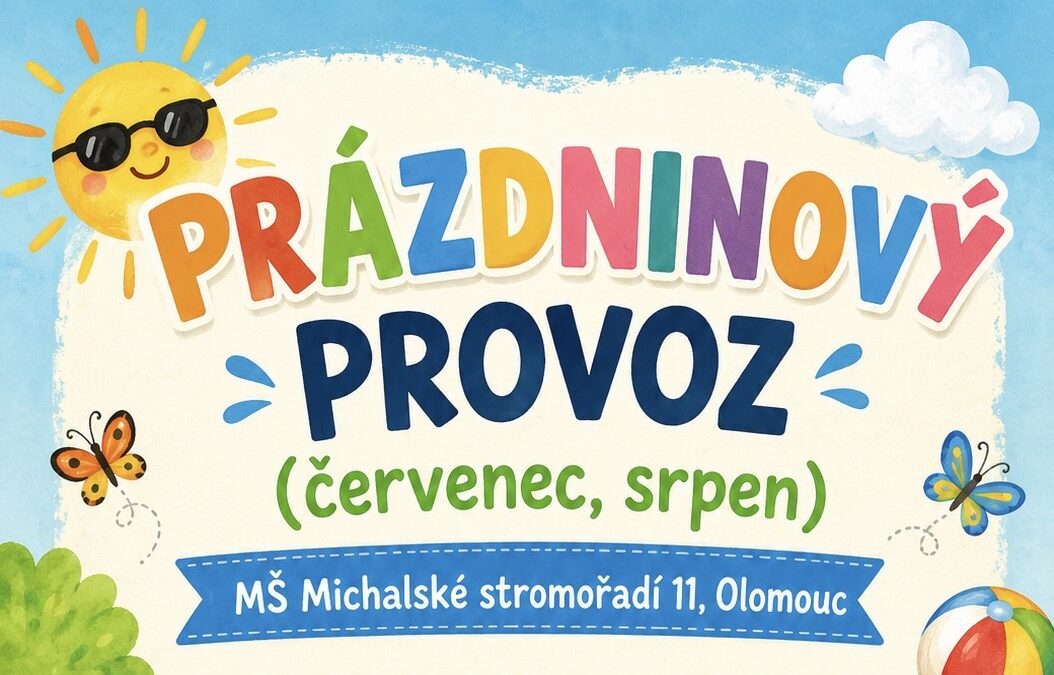 Letní provoz MŠ